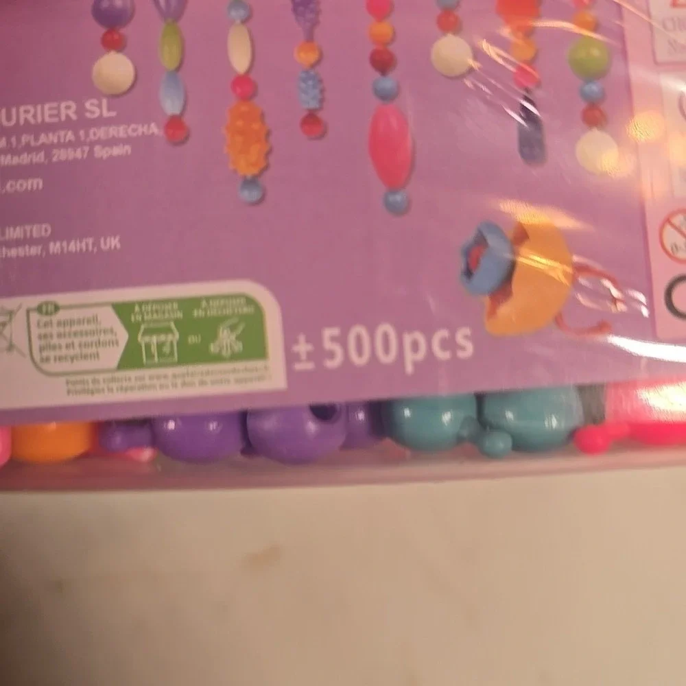 Gili Pop Beads 500pcs Arts and Crafts Toys Gifts for Kids 4yr-8yr Jewelry Making